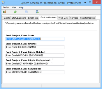 System Scheduler Professional screenshot 14