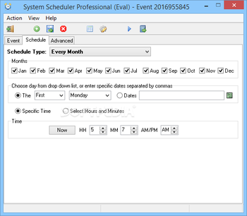 System Scheduler Professional screenshot 3