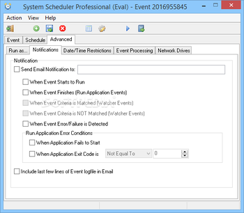 System Scheduler Professional screenshot 5
