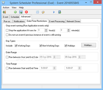 System Scheduler Professional screenshot 6