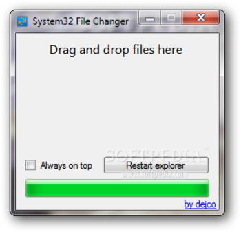 System32 File Changer screenshot