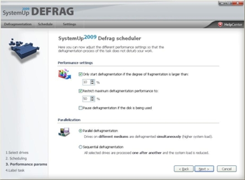 SystemUp Defrag 2009 screenshot