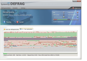 SystemUp Defrag 2009 screenshot 2