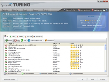 SystemUp Tuning 2009 screenshot 3