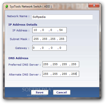 SysTools Network Switch screenshot 2
