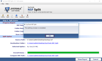 SysTools NSF Split screenshot 4