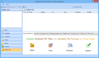 SysTools PST Converter screenshot