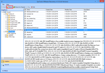 SysTools VMware Recovery screenshot