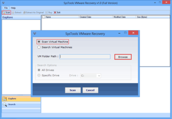 SysTools VMware Recovery screenshot 3