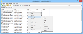 Tablacus Explorer screenshot