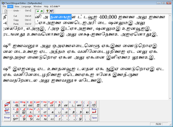 Tamil Bilingual Editor screenshot 3