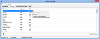 Task ManagerX screenshot 2