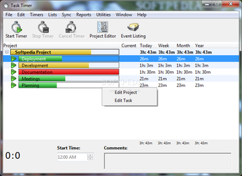 Task Timer screenshot