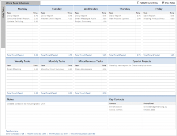 Tasks Scheduler screenshot