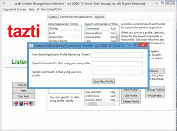 Tazti Speech Recognition Software screenshot 3
