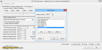TCP Optimizer screenshot 6