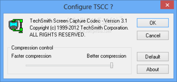TechSmith Screen Capture Codec screenshot