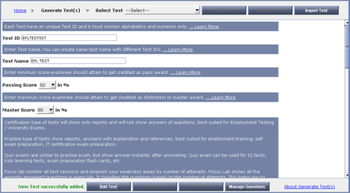 Test Generator Software Advanced Edition screenshot