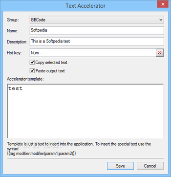Text Accelerator screenshot 2