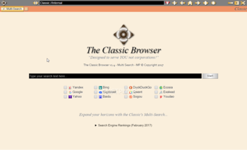 The Classic Browser screenshot