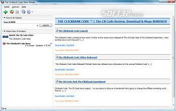 The Clickbank Code News Reader screenshot 3