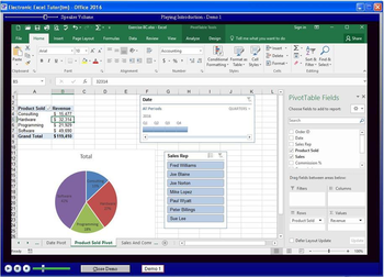 The Electronic Excel Tutor Office 2016 screenshot 2