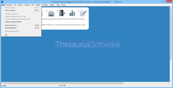 Thesaurus Payroll Manager screenshot 2