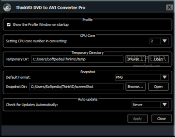 ThinkVD DVD to AVI Converter Pro screenshot 3