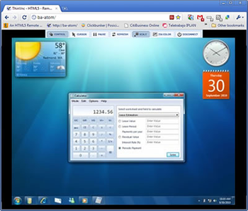 ThinVNC SDK for Remote Desktop and Application Sharing Integration screenshot