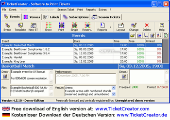 TicketCreator - Eintrittskarten drucken screenshot 2