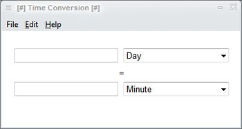 Time Conversion Calculator screenshot