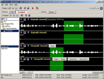 Time Stretching Speech & Audio signals screenshot