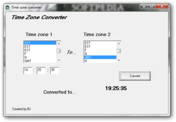 Time Zone Converter screenshot