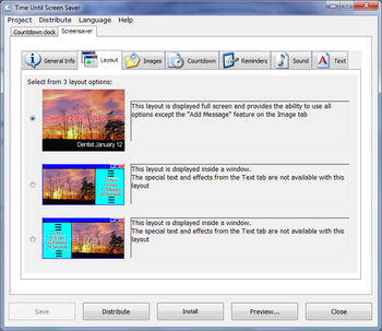 TimeUntil ScreenSaver Maker Professional screenshot 5