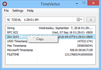 TimeVertor Portable screenshot 2
