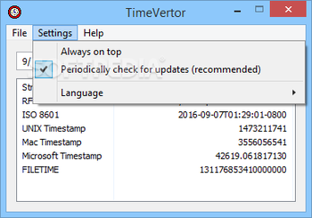 TimeVertor Portable screenshot 3