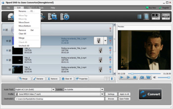 Tipard DVD to Zune Converter screenshot 3