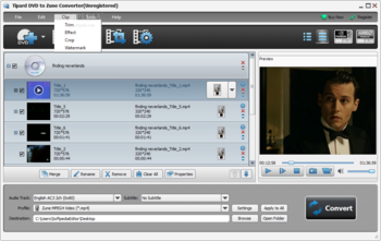 Tipard DVD to Zune Converter screenshot 4