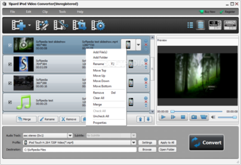 Tipard iPod Software Pack screenshot 3