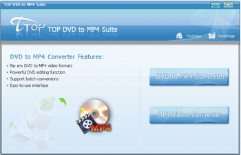 TOP DVD to MP4 Suite screenshot