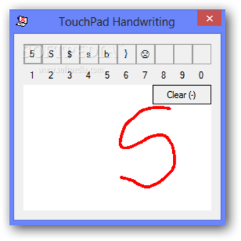 TouchPad Handwriting screenshot