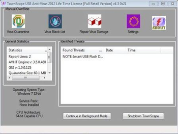 TownScape USB Anti-Virus 2012 screenshot