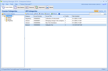 Training Manager - Enterprise Edition screenshot