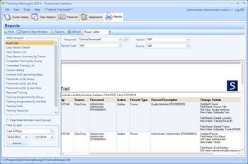 Training Manager Enterprise Edition screenshot 5