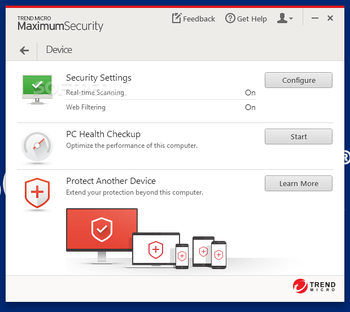 Trend Micro Premium Security screenshot 2