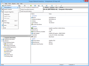 Trogon Network Inventory screenshot 2