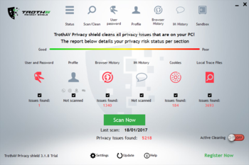 TrothAV Privacy Shield screenshot