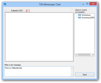 TSR LAN Messenger screenshot 2