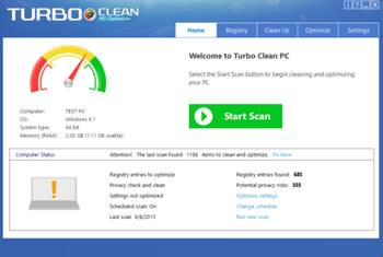 Turbo Clean PC screenshot