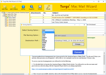 Turgs Mac Mail Wizard screenshot 2